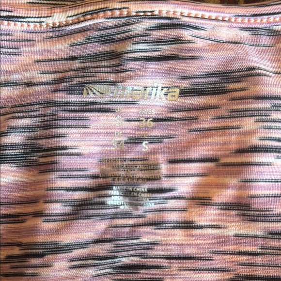 Marika White and Pink Fitted Muscle Tee - Picture 2 of 5